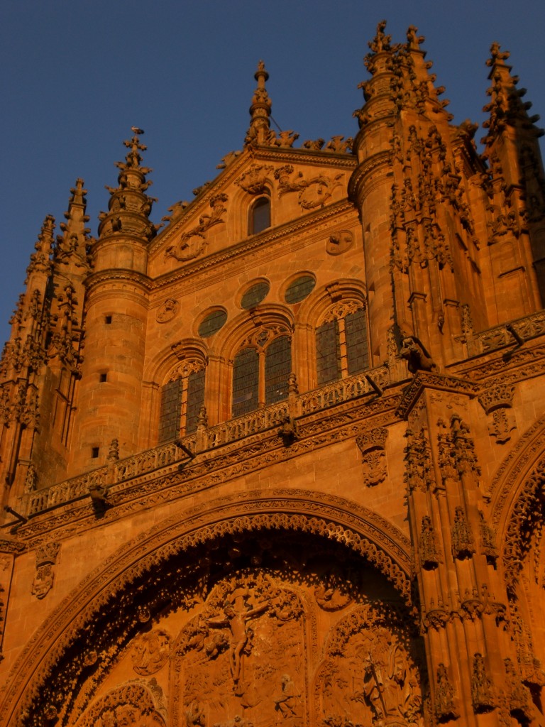 Sunset Glow on the Cathedral of Salamanca, Spain