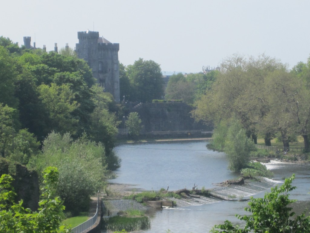 Kilkenny Castle from the road in Kilkenny, Ireland