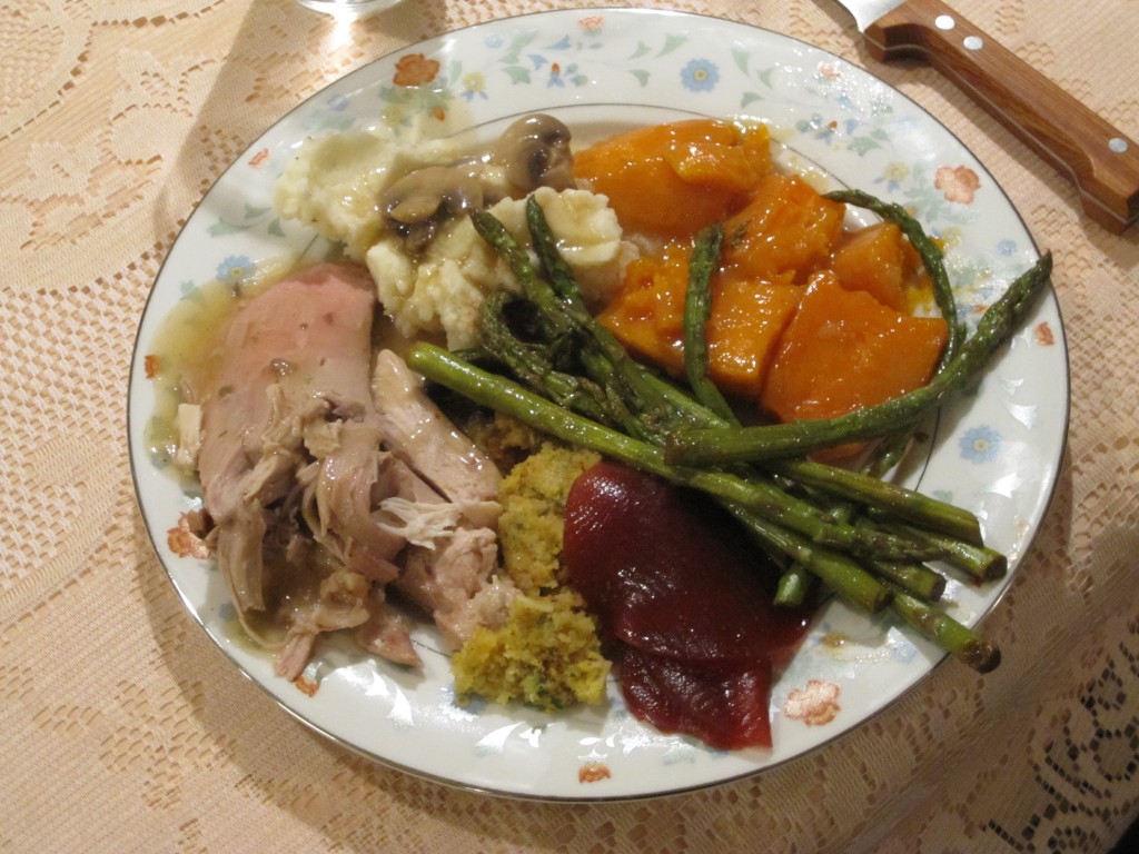 Thanksgiving Dinner Plate 