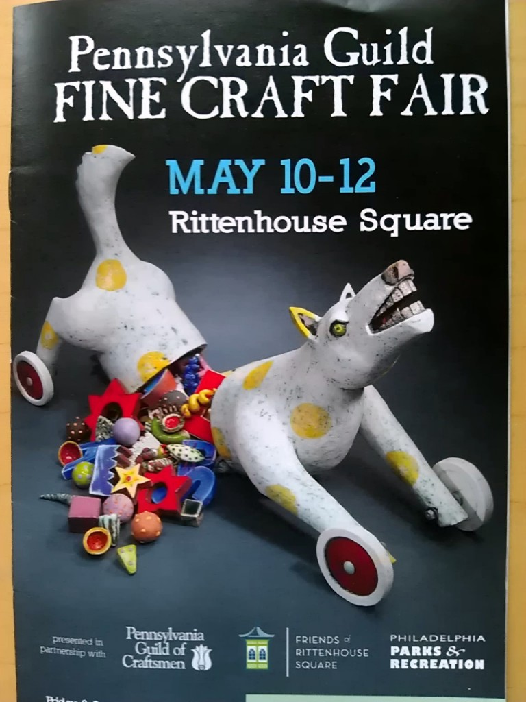 Brochure Pennsylania Guild Fine Craft Fair, Rittenhouse Square, Philadelphia