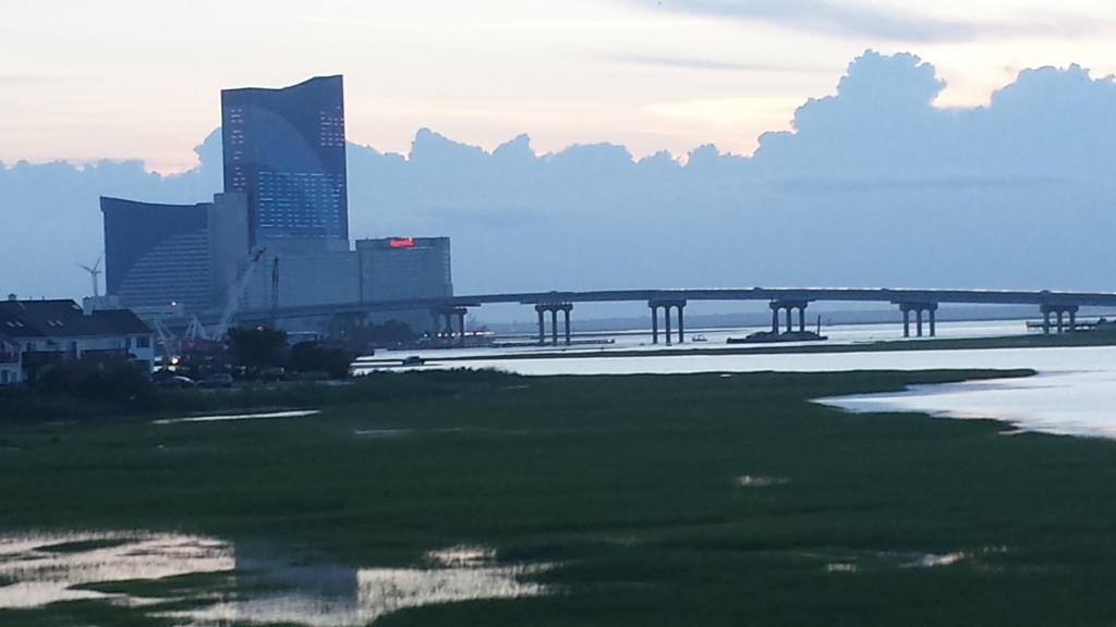 Clouds over Atlantic City, Harrah's Casino & the Atlantic-City - Brigantine Connector