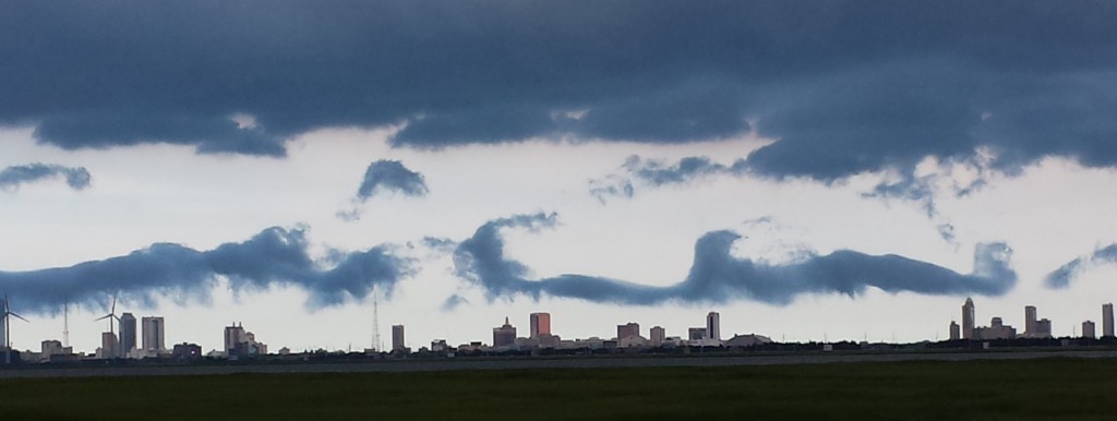 Clouds over Atlantic City, New Jersey