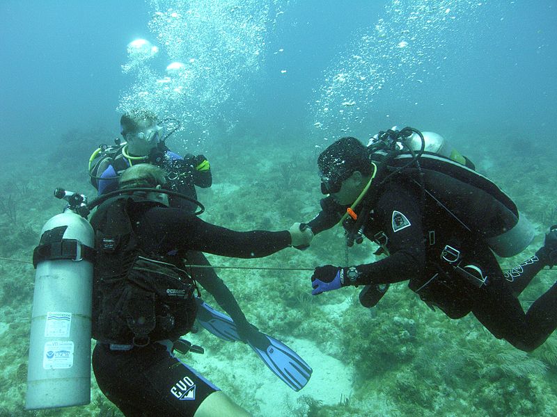Scuba diving instruction