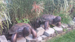 lawn ornament turtles
