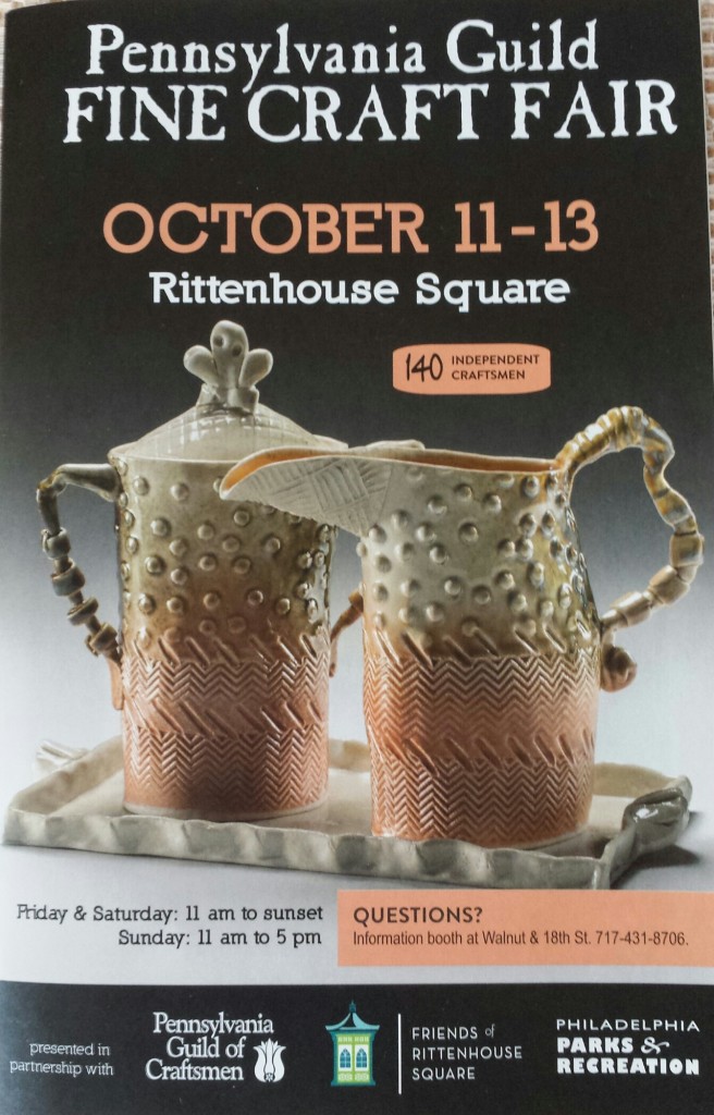 Pennsylvania Guild Fine Craft Show in Philadelphia brochure
