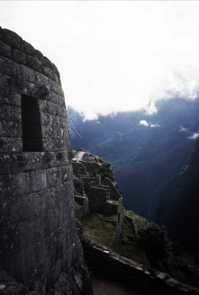 Fine Incan Stone Work at Machu Picchu