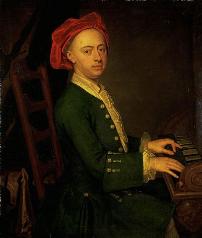 The Chandros Portrait of Georg Friedrich Handel (1675-1734)