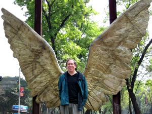 angel statue, chapultepec park, Mexico City