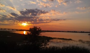Sunset, St. George's thorofare Bay, Brigantine, New Jersey