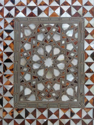 inlaid detail from a door in the topaki Palace, Istanbul