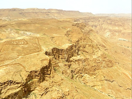 The view from Masada, Israel