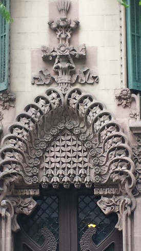 Barcelona building facade