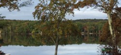 Teedyuskung Lake at the Woodloch Pines Resort, Hawley, Pennsylvania
