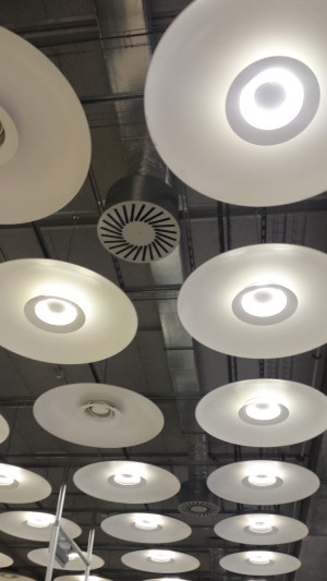 Ceiling in the Madrid Barajas airport