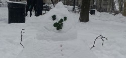 Rittenhouse Square snowman.