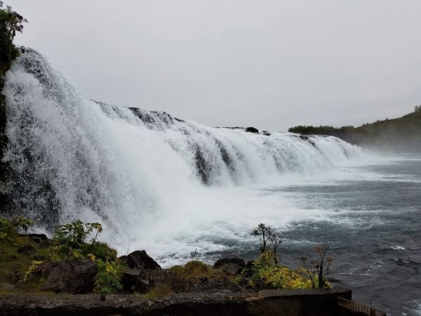 The Faxi Waterfall on the Tungufljót River on the Golden Circle Route.