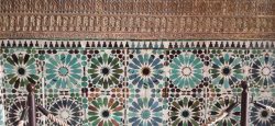 Moorish tiles from the sinagogue in Cordoba, Spain