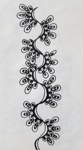 Zentangle tangle Shorely by Suzanne Fluhr, CZT
