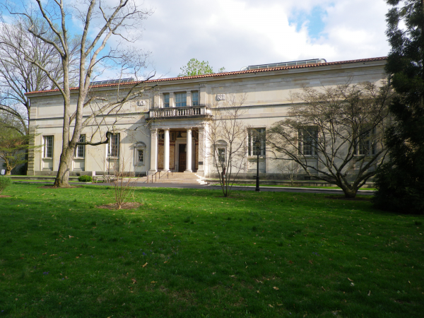 The Barnes Foundation Building in Merion, Pennsylvania outside Philadelphia