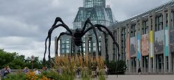 The National Gallery of Canada, Ottawa, with Maman