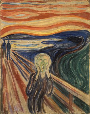 The Scream by Edvard Munch: Public Domain
