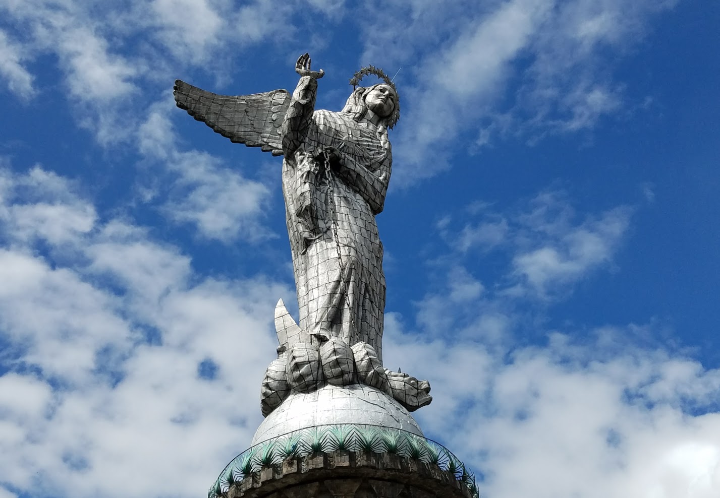 Virgin of Quito, Virgen of the Apocalypse Overlooking Quito, Ecuador