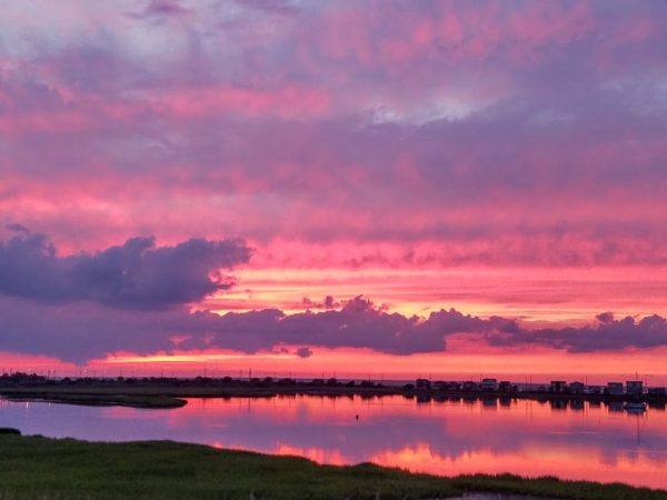 after the sunset in Brigantine, New Jersey