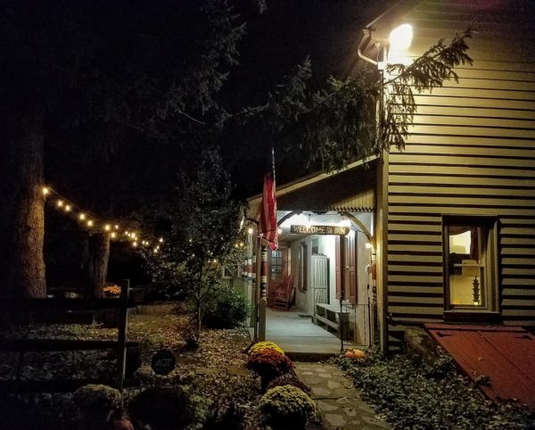 Galavanized America Inn, Bucks County, PA at night