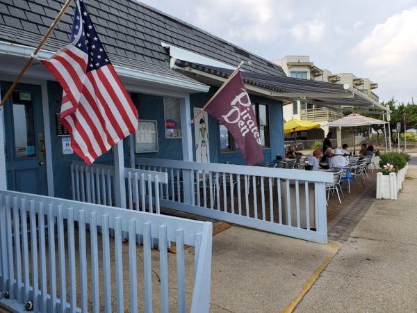Outside dining at the Pirates Den in Brigantine, NJ