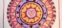 hearts mandala zendala